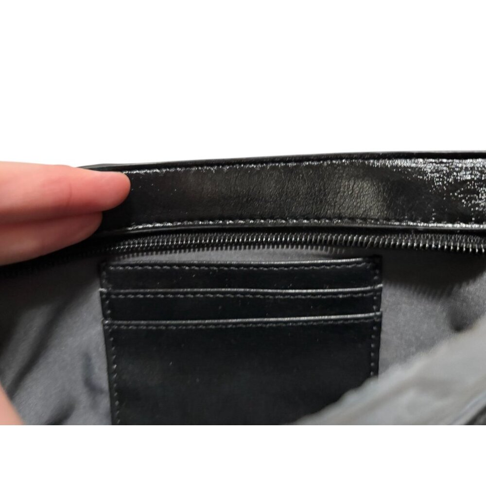 Simply Vera Vera Wang Black Crossbody Bag Purse Chain Strap NWT - Picture 5 of 5